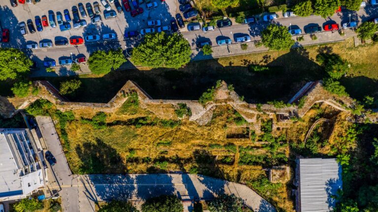 Western walls fortifications historic site Thessaloniki Central Macedonia Greece