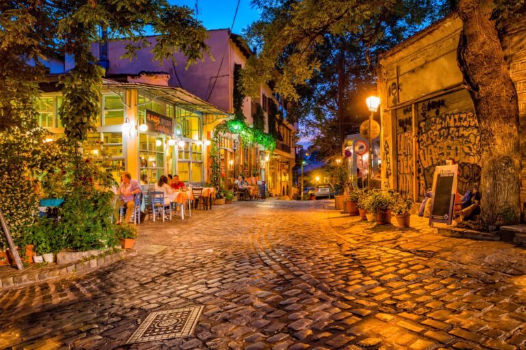 Tsinari historic neighborhood urban landscape Thessaloniki Central Macedonia Greece