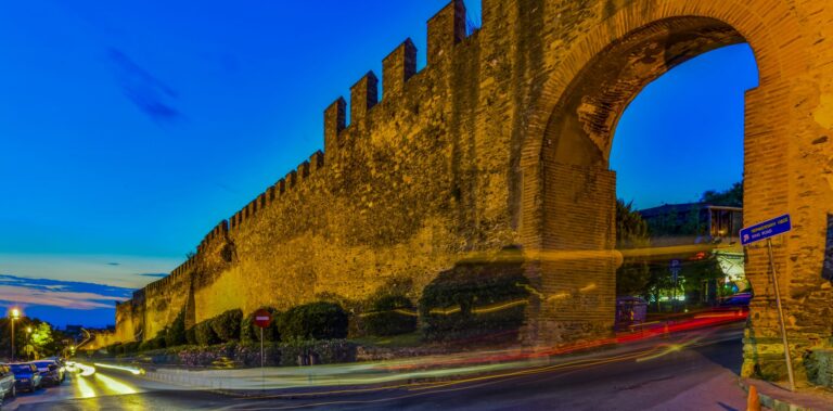 Thessaloniki castles upper town fortifications Central Macedonia Greece