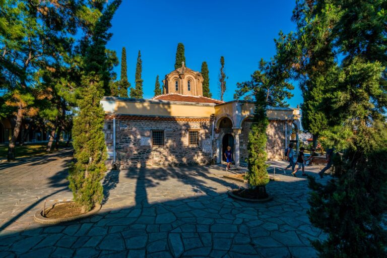 Vlatadon monastery religious landmark Thessaloniki Central Macedonia Greece