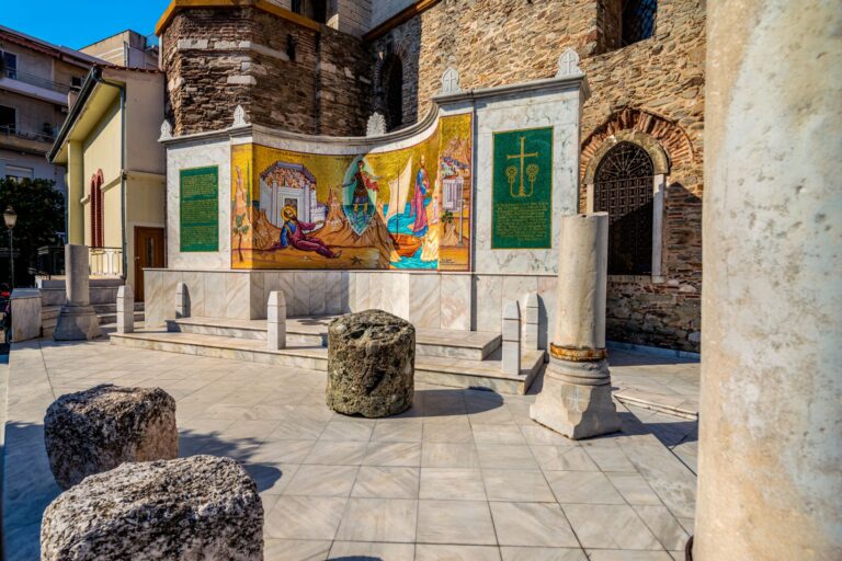 Apostle Paul tribune Kavala Macedonia Greece