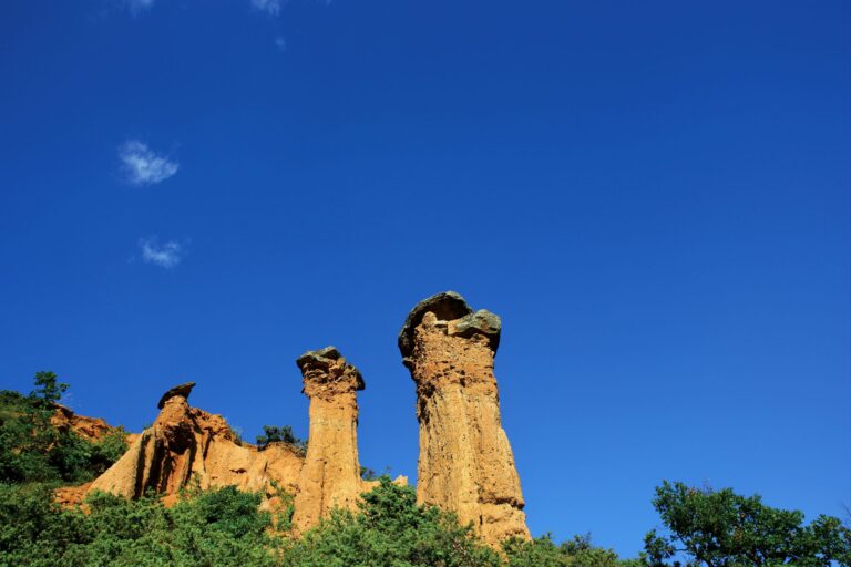 Bouharia rock formations Mikrovalto Kozani Western Macedonia Greece