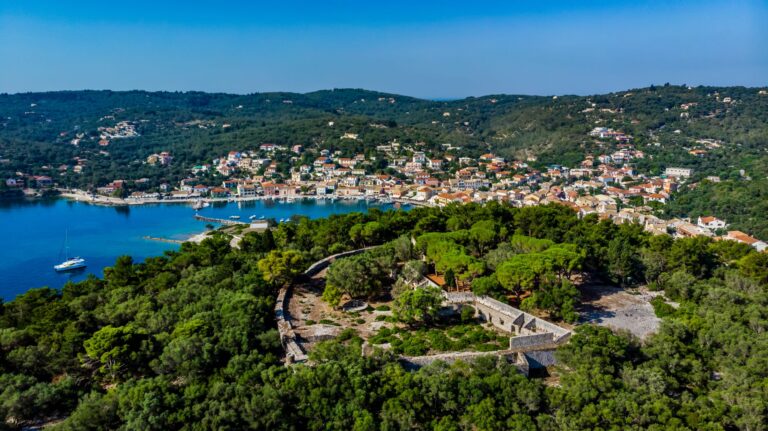 Venetian fortress Agios Nikolaos Paxos Ionian Islands Greece