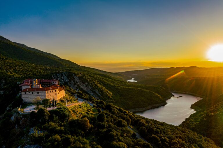 Osios Nikanoras monastery Zavordas religious landmark Grevena Western Macedonia Greece