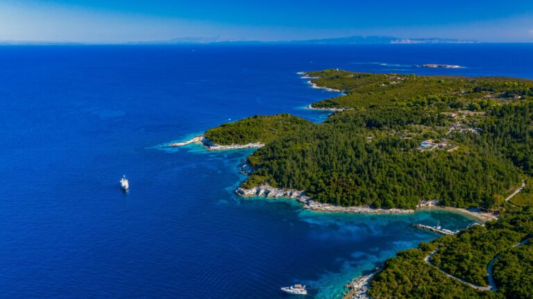 Vrika beach Antipaxos Paxos Ionian Islands Greece