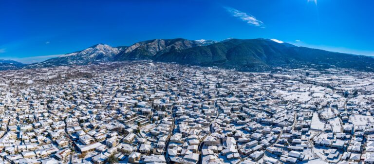 Velventos town settlement Kozani Western Macedonia Greece