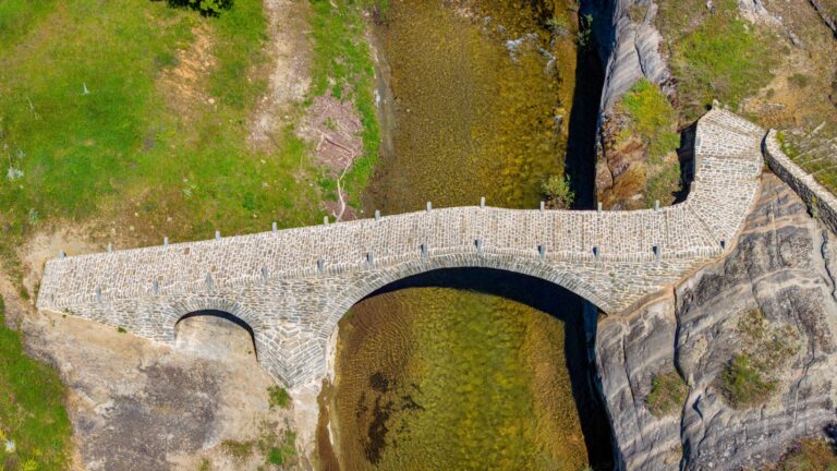 Sboliani bridge stone bridge Agia Sotira Kozani Western Macedonia Greece