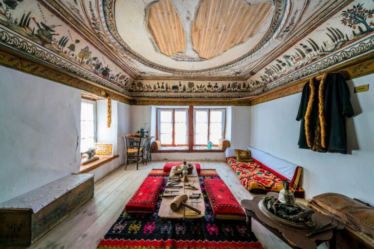 Kastoria folklore museum Neratzi Aivazi mansion cultural site Western Macedonia Greece