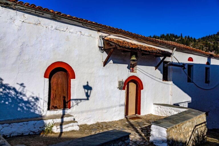 Doltso square historic district Kastoria city Western Macedonia Greece