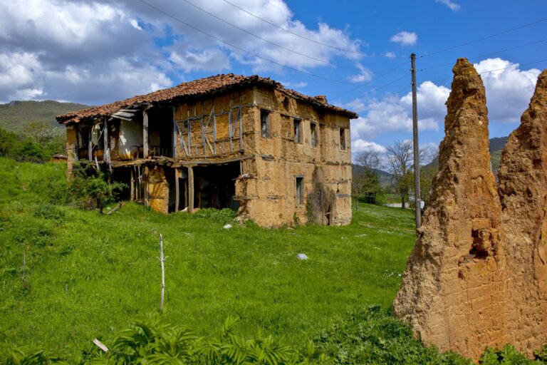 Gavros village mountain landscape Kastoria Western Macedonia Greece