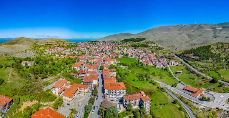 Siatista town historic settlement Kozani Western Macedonia Greece