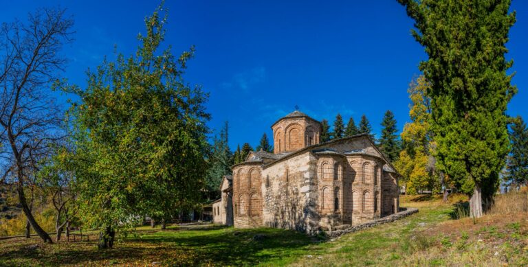 Panagia Spiliotissa monastery Spilaio religious site Grevena Western Macedonia Greece
